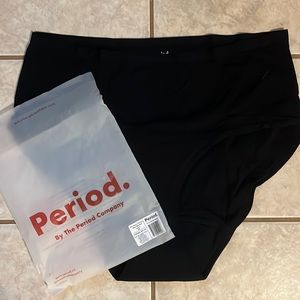 Period. by the Period Company black high waisted pantie